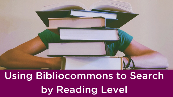 using bibliocommons to search by reading level