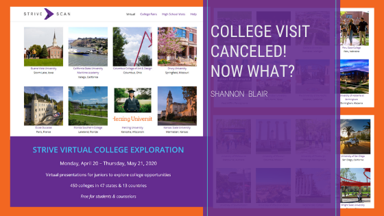 College Visit Canceled! Now What