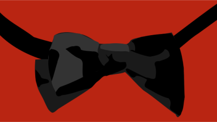 black bowtie